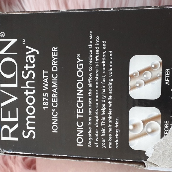 Brand New VINTAGE IONIC& CERAMIC 1875W SMOOTHSTAY Hair Dryer - Picture 3 of 3